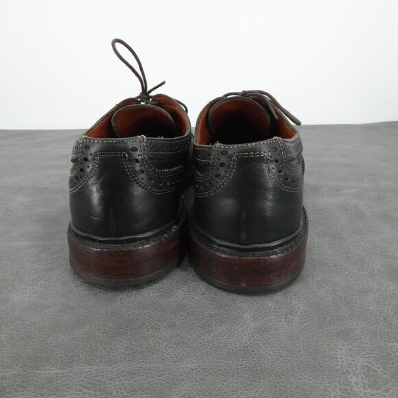 Allen Edmonds Shoes Mens Size 9 D Dark Brown McTavish Wingtip Brogue Leather - Picture 6 of 10